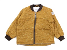 Noa Noa Miniature thermal jacket Grace golden brown print